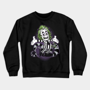 Vintage Cartoon - Creepy Cute Goth - It's Showtime! Crewneck Sweatshirt